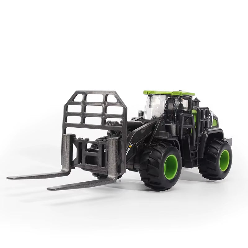 1/50 Diecast Engineering Vehicle Excavator Bulldozer Car Model Simulation Alloy Head Dumper Truck Crane Tanker Toys for Kids Boy