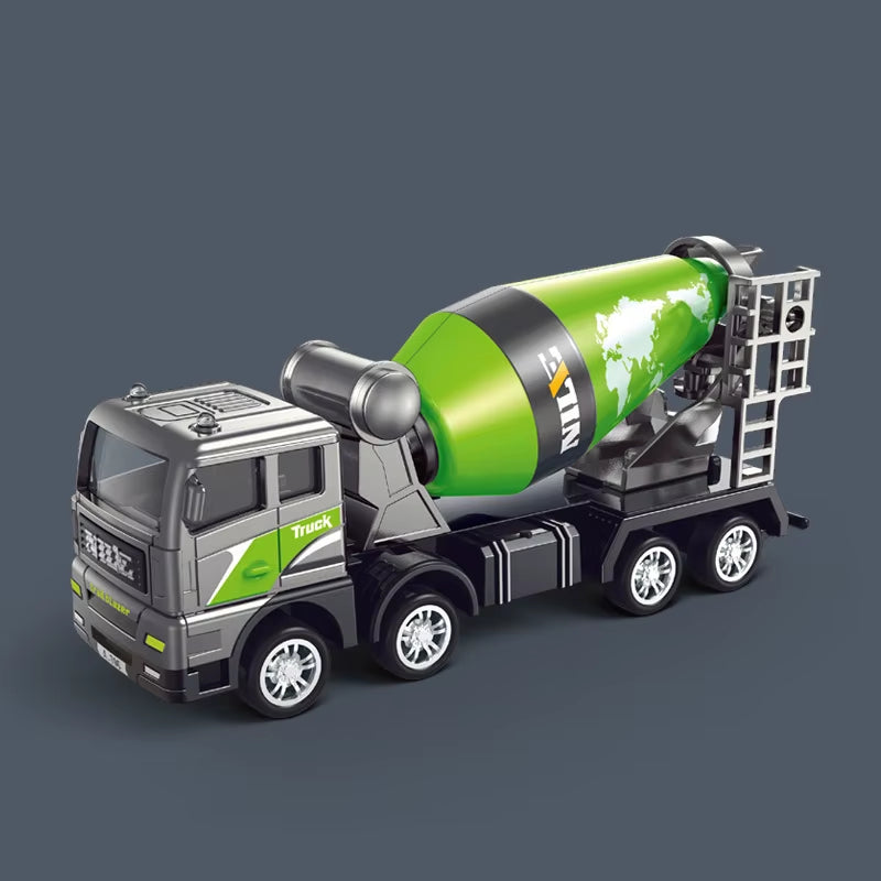 1/50 Diecast Engineering Vehicle Excavator Bulldozer Car Model Simulation Alloy Head Dumper Truck Crane Tanker Toys for Kids Boy